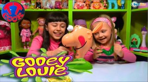 ✔ Gooey Louie. Ярослава и ее подружка Рита играют в игру для детей. Видео для девочек ✔