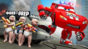 ДЕТИ ОЖИВИЛИ МОЛНИЮ МАКВИНА ТРАНСФОРМЕРА! УГАР И БЕЗУМИЕ В Garry`s Mod