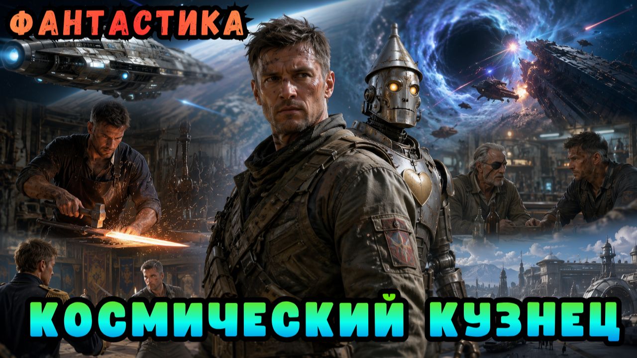 АУДИОКНИГА ПОЛНАЯ: КОСМИЧЕСКИЙ КУЗНЕЦ. ФАНТАСТИКА