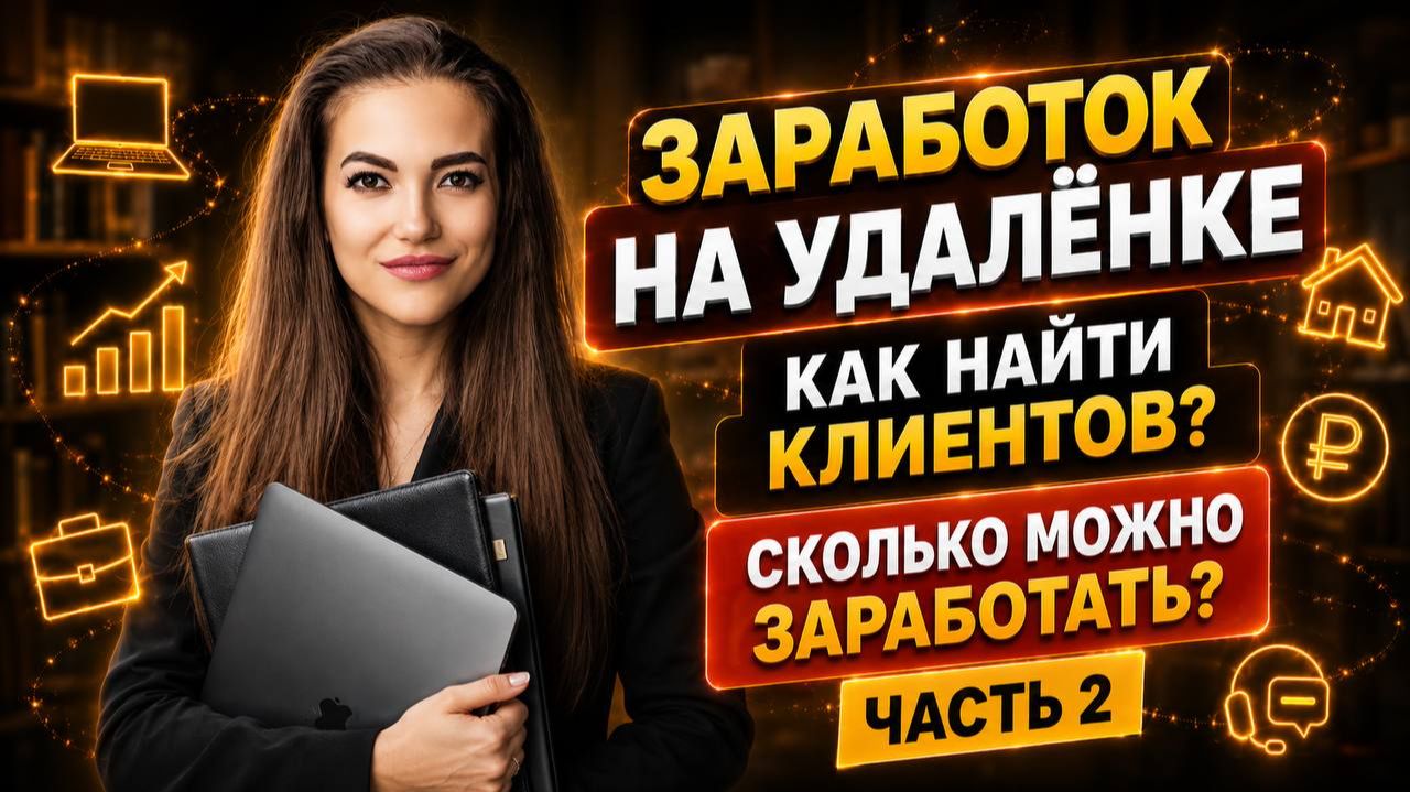 ЗАРАБОТОК НА УДАЛЁНКЕ: сколько реально можно получать и где искать клиентов? Часть 2