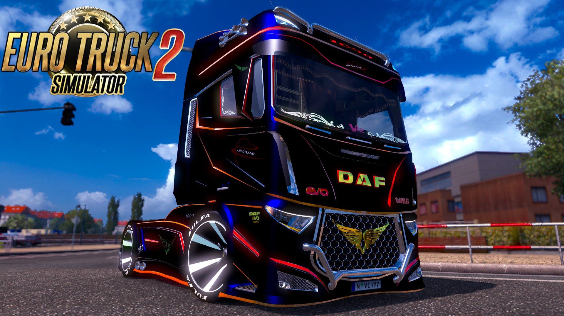 Euro Truck Simulator 2 TruckersMP с музыкой