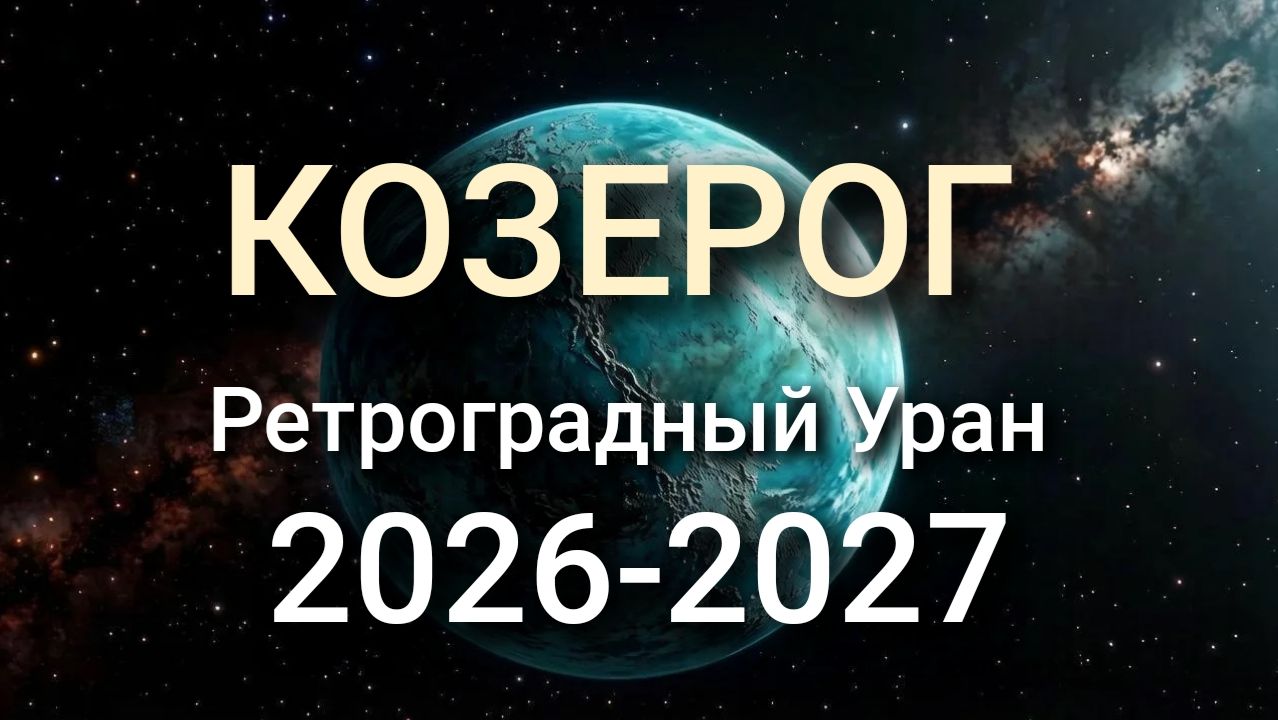 КОЗЕРОГ. Готовьтесь к переменам. Ретроградный Уран 2026-2027