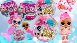 Хвосты Русалки и Бусины в Волосах LOL Surprise Mermaids и Hair Beads Распаковка