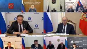 Владимир Путин обозначил пять ключевых задач развития атомной энергетики России