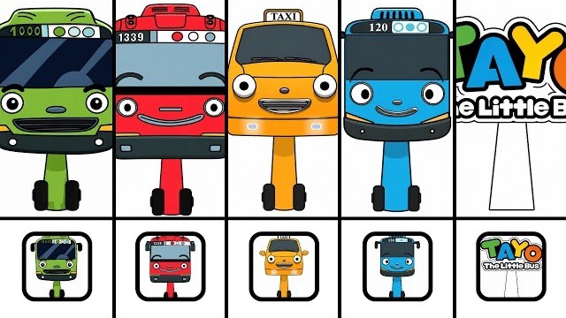 МОЙ СПРУНКИ OC: Все персонажи Tayo — Rogi, Gani, Nuri, Taxi и Tayo | Полная анимация 🚌🔥