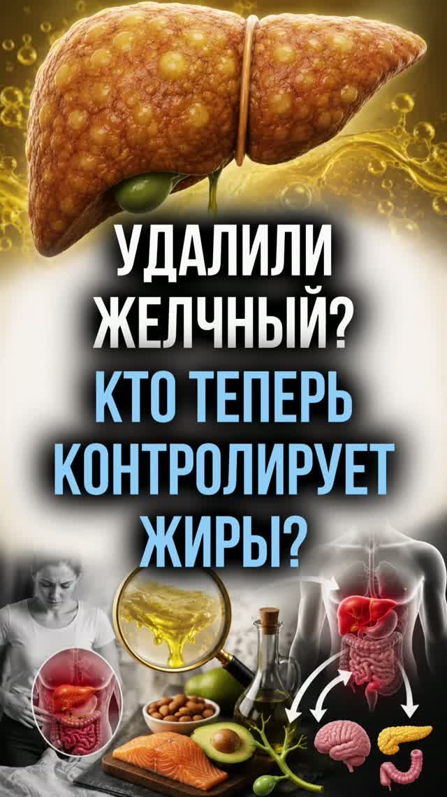 Удалили желчный? Кто теперь контролирует жиры?