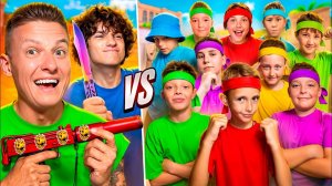 ХОЛДИК И НИКИТА ПРОТИВ 10 ШКОЛЬНИКОВ НА ВЕСЬ ИНВЕНТАРЬ😱