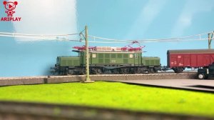 Грузовой поезд на детской железной дороге 🚂 Видео детям