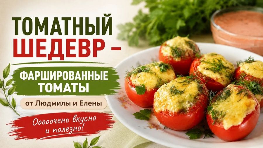 Фаршированные томаты. Как приготовить, чем дополнить блюдо