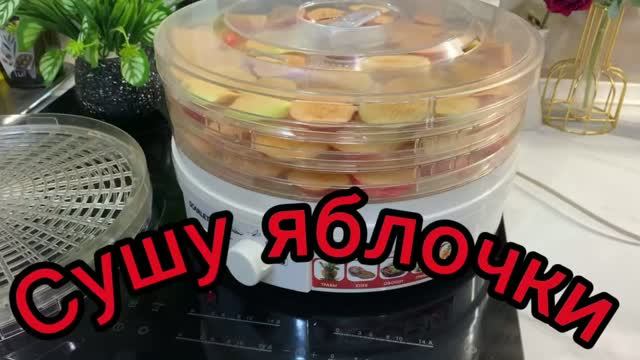 Сушу яблочки!