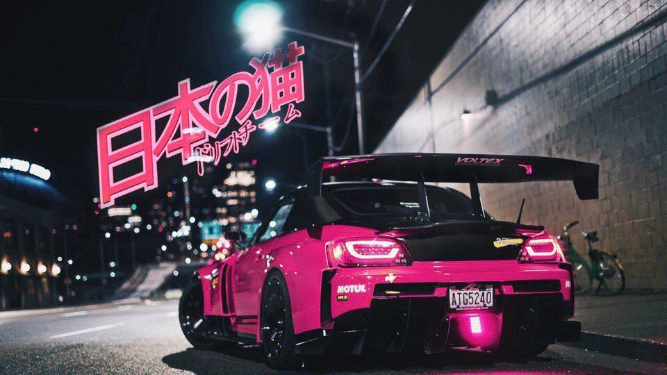 пробую дрифтить на руле в JDM