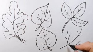 ОСЕННИЕ ЛИСТЬЯ / мультик раскраска для детей / НарисуйКа