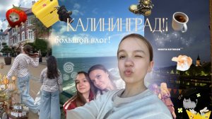 БОЛЬШОЙ ВЛОГ ИЗ КАЛИНИНГРАДА🍰!¡|концерт «моя мишель»|фотосессия|много интересных локаций|🤍💤