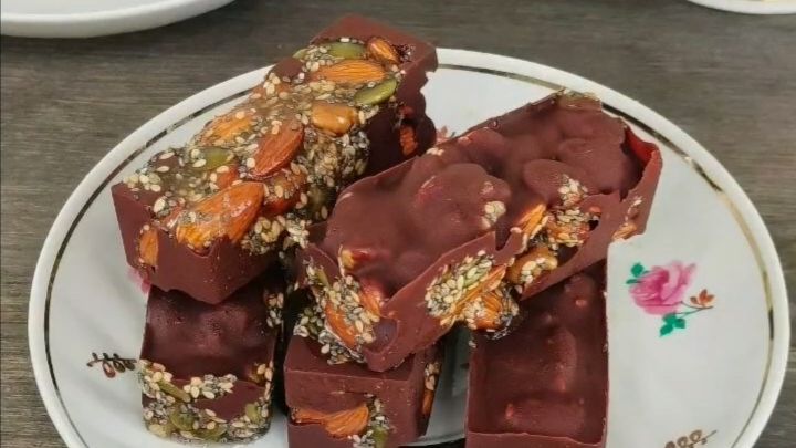 Шоколадно-ореховые батончики 🍫