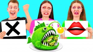 Откуси Лизни или Ничего Челлендж # Смешные Рецепты с Едой от Fun Challenge