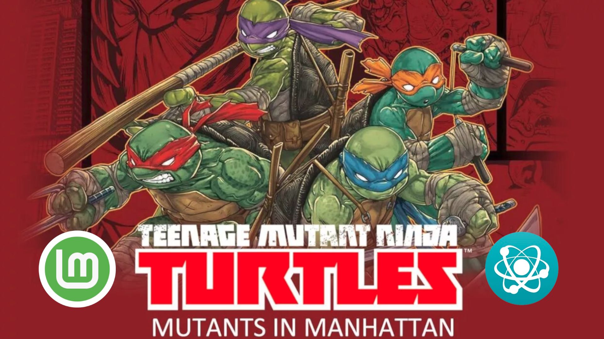TMNT: Mutants In Manhattan. Linux Mint 22. PortProton. Геймплей, без комментариев.