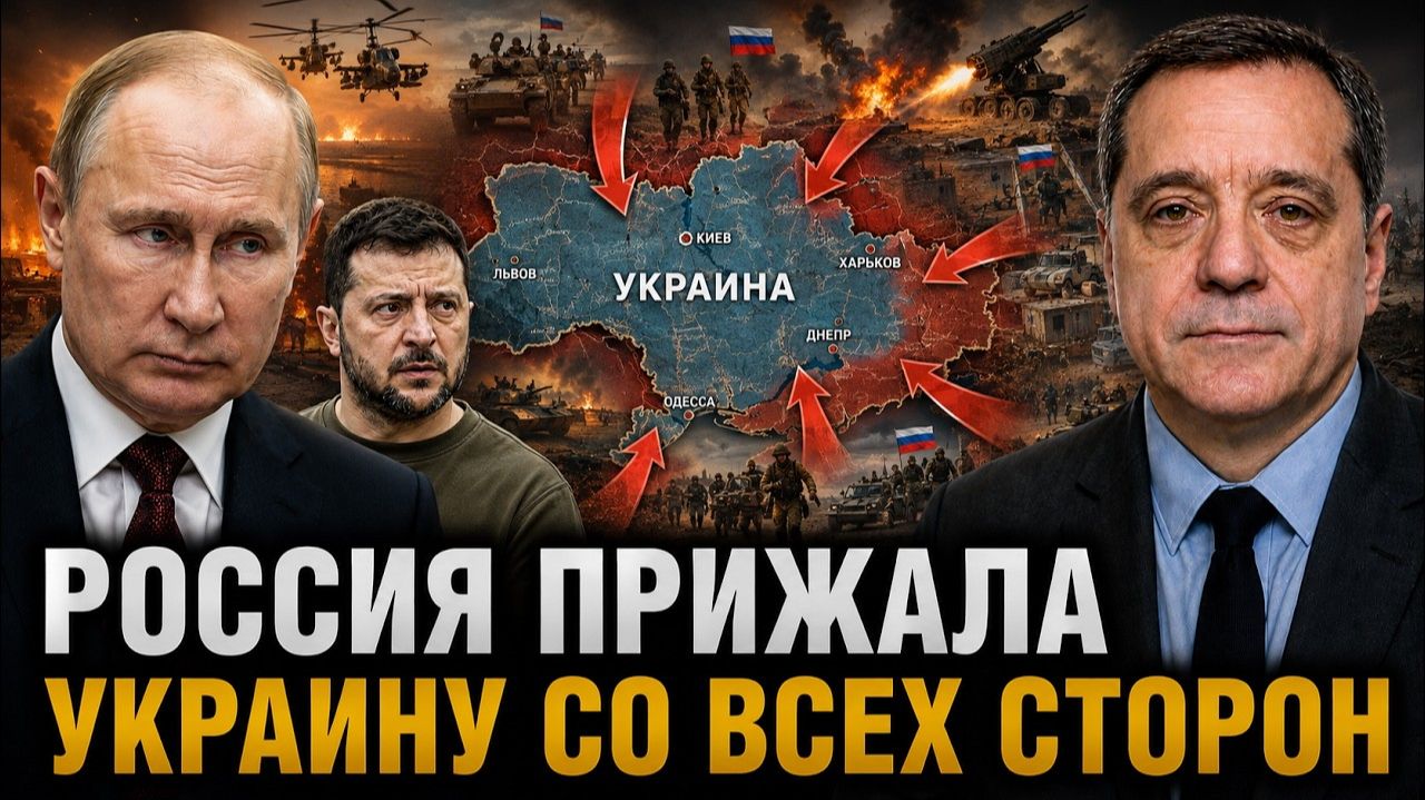 РОССИЯ ПРИЖАЛА УКРАИНУ СО ВСЕХ СТОРОН