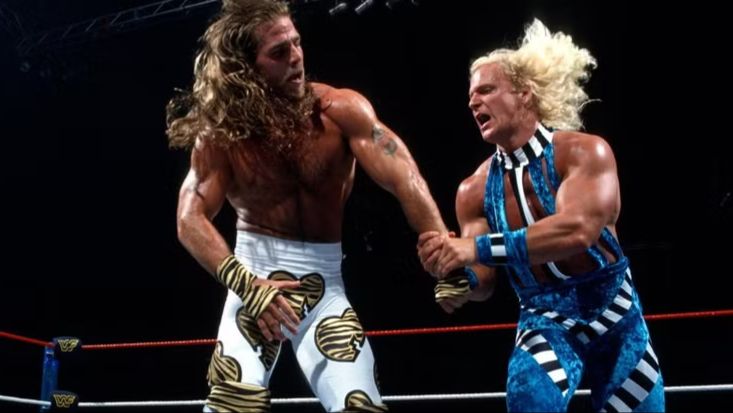 Jeff Jarrett Vs Shawn Michaels (WWF In Your House 2: The Lumberjacks, 1995-07-23)
