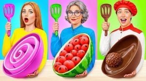 Кулинарный Челлендж_ Я против Бабушки _ Вкусные Рецепты