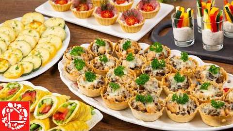 5 Закусок БЕЗ майонеза⚡️ Просто, Быстро и Очень Вкусно!