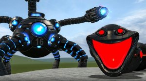 OMNIWORM ПРОТИВ НОВОГО ЭЛЕКТРИЧЕСКОГО OMNIDROID V.16! — Суперсемейка Роблокс в Garry’s Mod