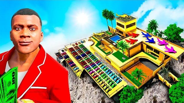Я Построил ОСОБНЯК МИЛЛИОНЕРА для ФРАНКЛИНА в GTA 5