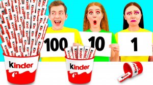 100 Слоев Еды Челлендж # Безумные Ситуации на Кухне от Fun Challenge