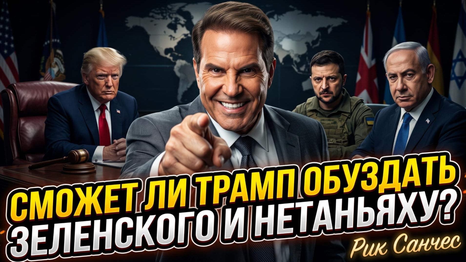 📢 Рик Санчес | Сможет ли Трамп обуздать Зеленского и Нетаньяху
