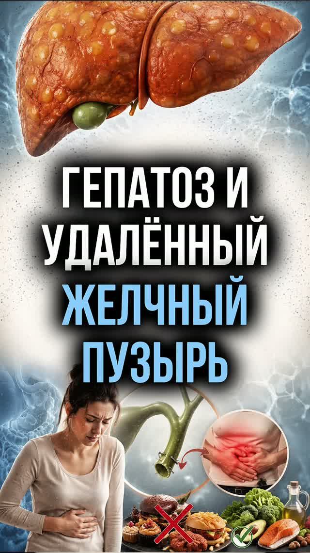 Гепатоз и удалённый желчный пузырь