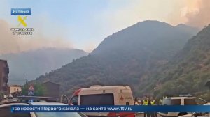 Огненный смерч прошел по Испании: видео.