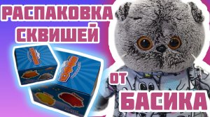 ПУКАЮЩИЙ СКВИШ/РАСПАКОВКА ОТ БАСИКА/СЕМЕЙКА КОТОБАСИКОВ