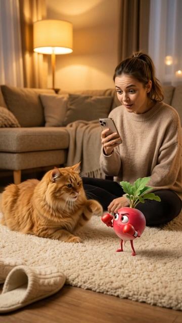 КОТ ОТПРАВИЛ РЕДИСКУ В НОКАУТ с одного удара! 😱🐱 Жми на плюс и подписывайся! 👇
