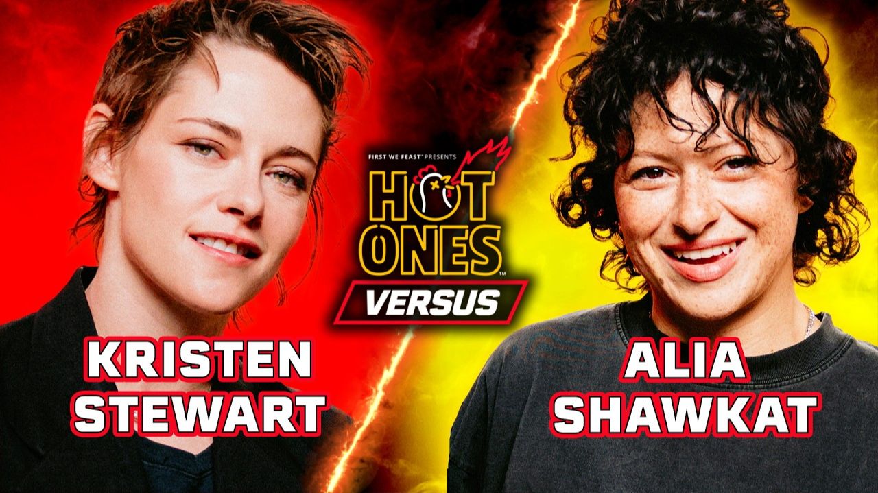 Кристен Стюарт против. Алии Шаукат | Hot Ones Versus