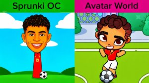 Мой СПРУНКИ OC: Ламин Ямаль 🆚 Лионель Месси в AVATAR WORLD! ⚽🔥