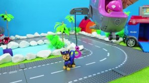 Щенячий патруль Вертолет Пожарная машинка и другие игрушки Видео детям
