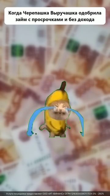 Черепашка Выручашка! Мы те кто помогает с деньгами!