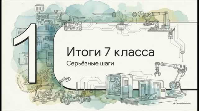 Робототехника 7 класс краткое содержание параграфов конспекты