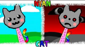 NYAN CAT ОЖИВАЕТ В СТИЛЕ СПРУНКИ! 😱🌈 | МОЙ СПРУНКИ ОС