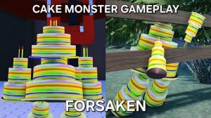 CAKE MONSTER: Победа в игре - Forsaken: Desolation (Roblox)