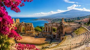 Таормина, Сицилия, Италия 🇮🇹 Красивые места Италии, древний театр и прогулка у Ионического моря