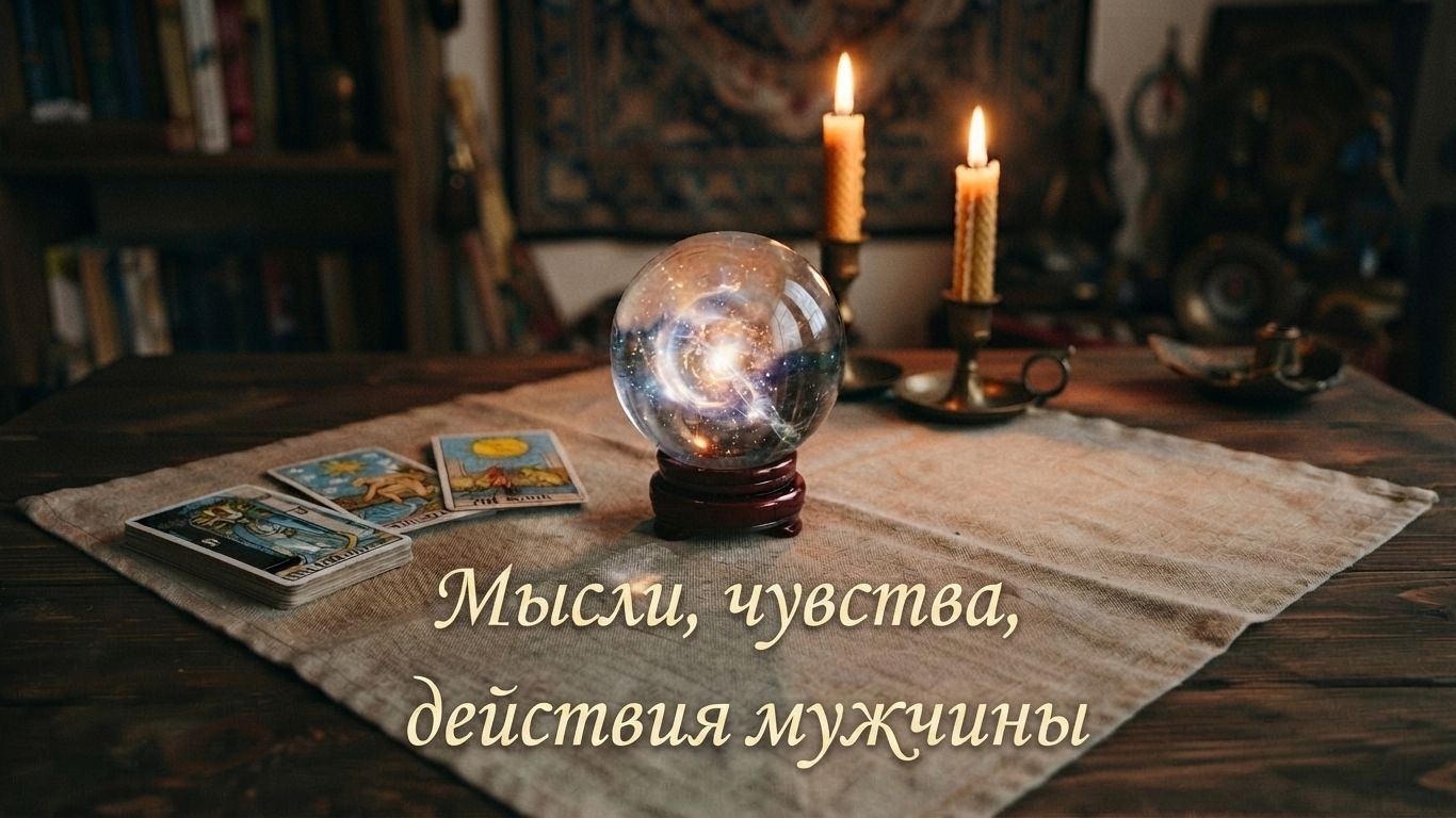 Мысли,  Чувства,  Действия мужчины 💭❤🚶🏻
Расклад ТАРО на 3 варианта 🌹