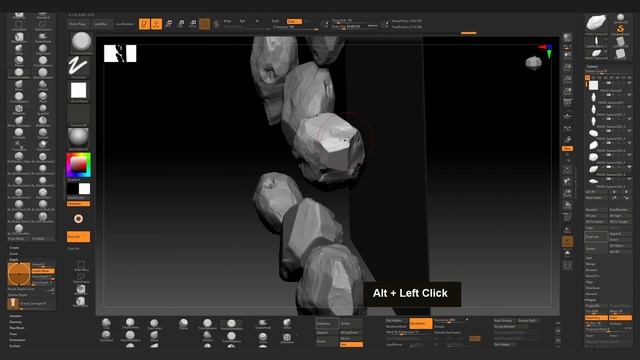 Everything I Learnt About Environment Art(Blender) Ch030306.SculptedWorkflows