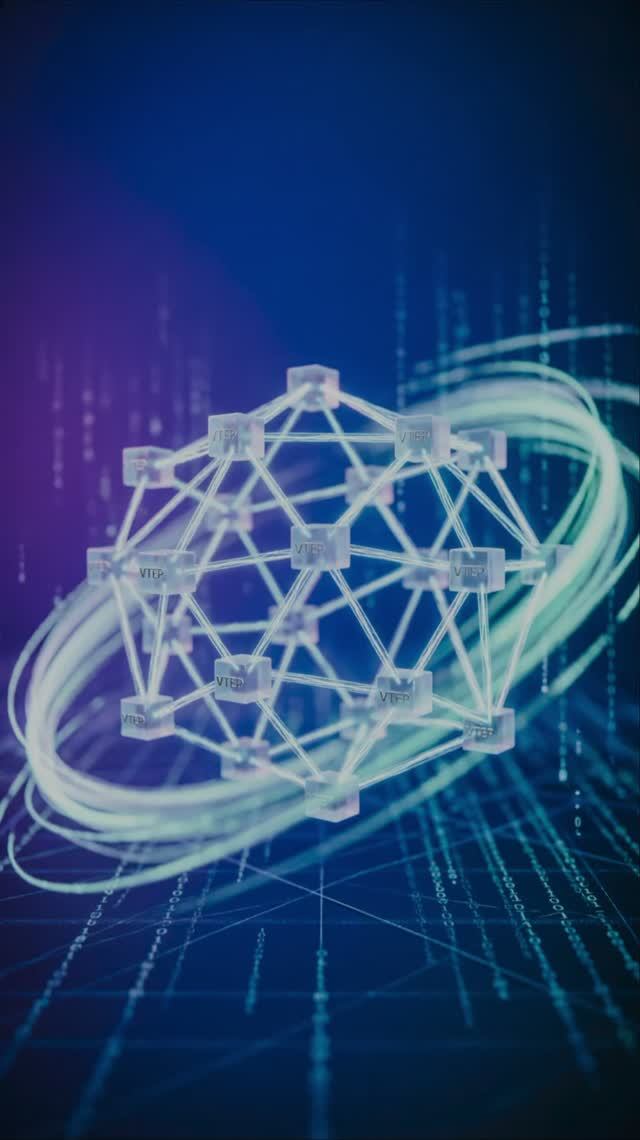 VTEP — точка входа в туннель VXLAN. #vtep #vxlan #vlan #network