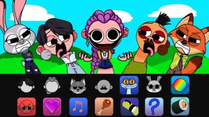 Лучшие песни Sprunki K-Pop Demon Hunters And Zootopia 2 - Пародия