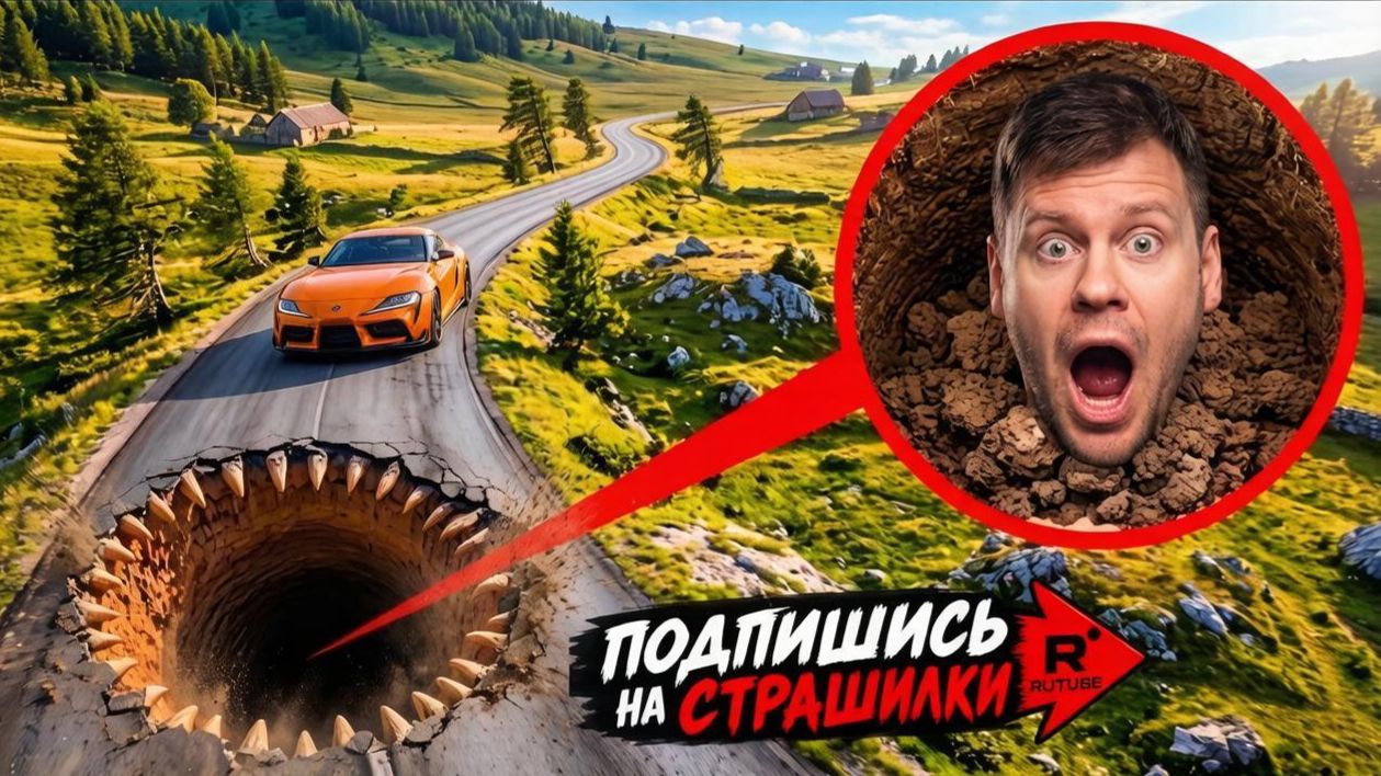 ЕСЛИ ВЫ УВИДИТЕ ЭТУ ДЫРУ НА ДОРОГЕ... БЕГИТЕ НЕ ОБОРАЧИВАЯСЬ!