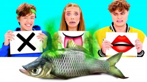 Откуси Лизни или Ничего Челлендж _ Вкусные Рецепты с Едой