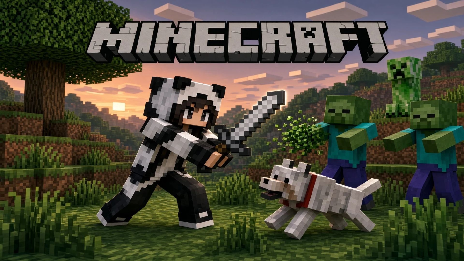 Minecraft. Новый мир. Локальный сервер. Стрим №1.  17.08.26.
