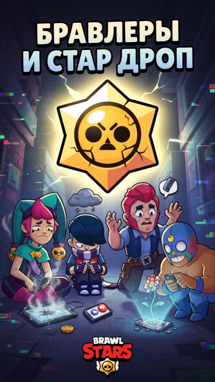 Всем не везёт с дропом? 
#бравлстарс #brawlstars #рек #мемы