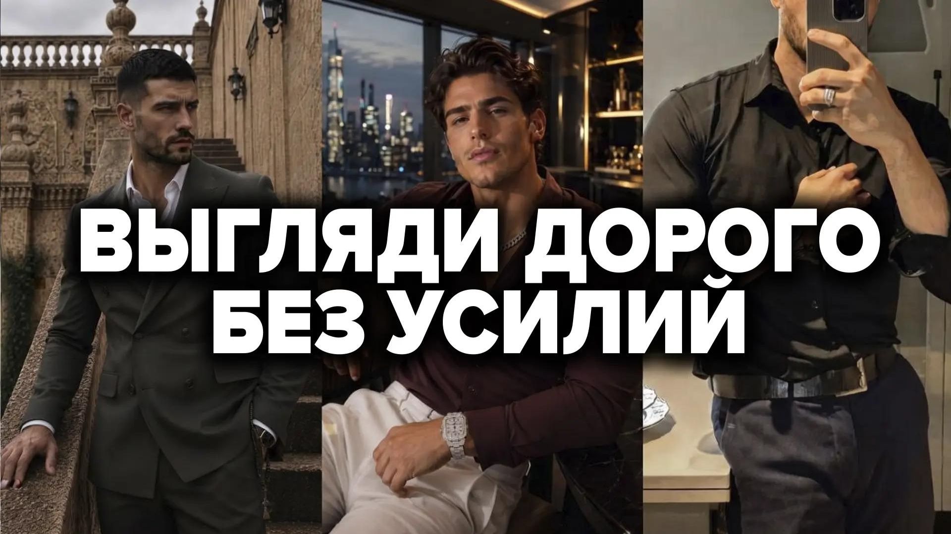 СТАНЬ КРАСИВЕЕ ЗА КОПЕЙКИ! (ТОП-5 Правил Мужского Стиля)