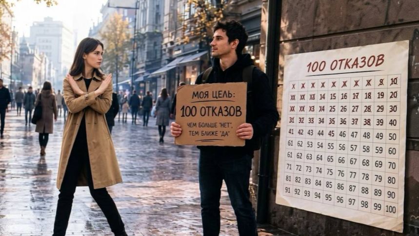 Практика против страха или хайп? Что такое «челлендж 100 отказов»